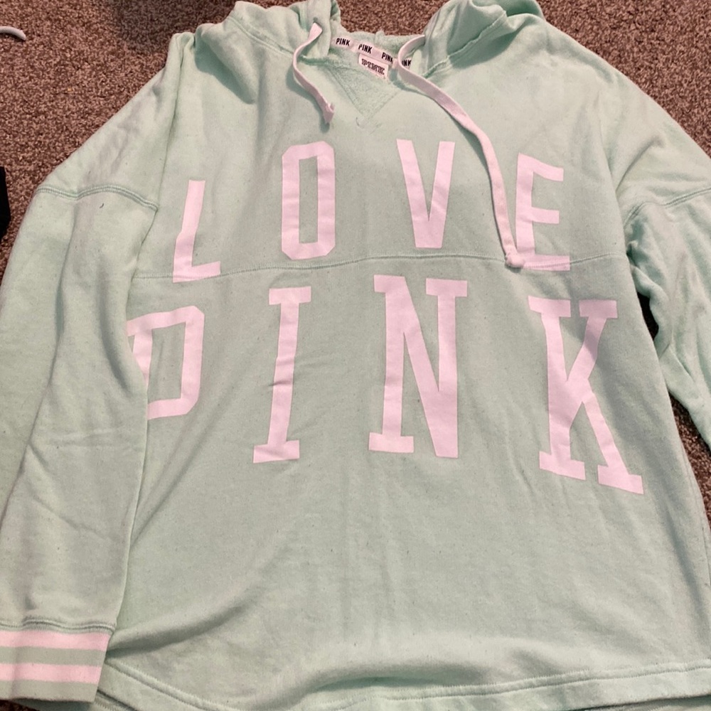 Mint green baggy sweatshirt